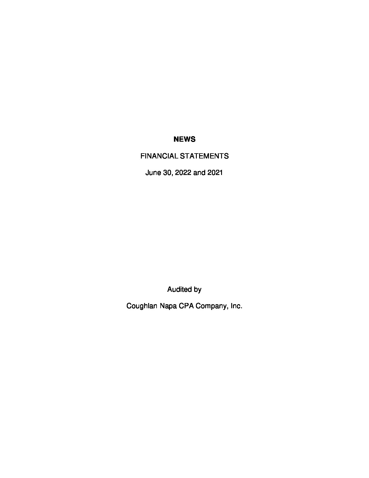 2021 Audited Financial Statements